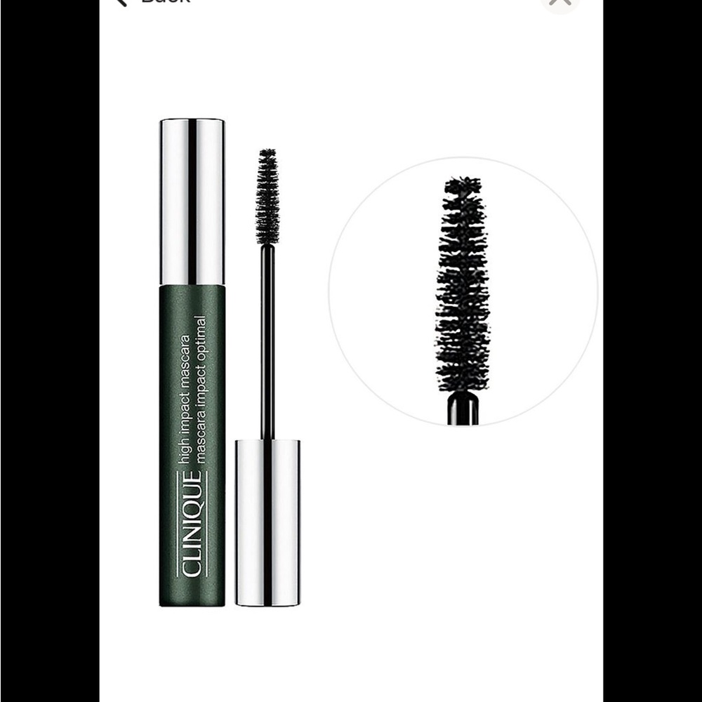 Lot of two (2) New Travel size Clinique High impact Black Mascaras